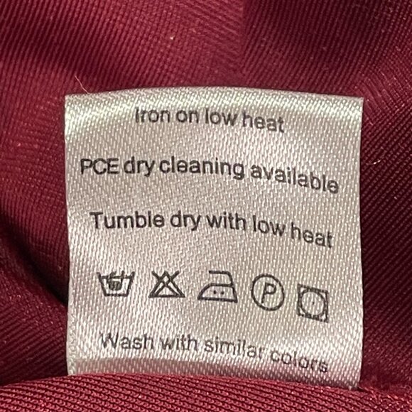 (NEW) ASA FASHION Velvet Embroidered Lantern Sleeve Boho Mini, Deep Red - XXL - Picture 11 of 11